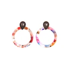 Простые Дизайнерские серьги-капельки, цветные акриловые богемные круглые милые серьги-капельки для женщин, оптовая продажа, свадебные подарочные серьги, ювелирные изделия