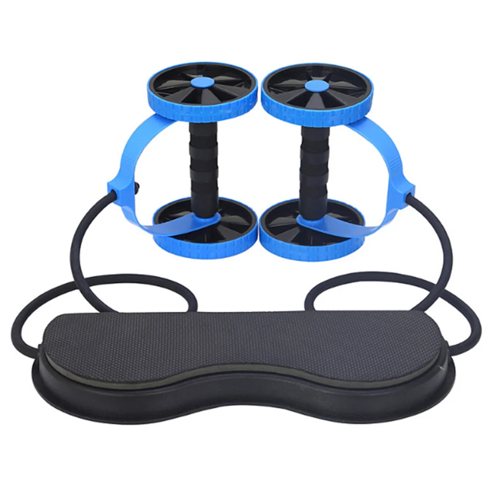 2019 Newly Fitness Wheels Roller Elastic Abdominal Muscle Resistance Pull Rope for Training Exercise Home FG66 | Спорт и развлечения