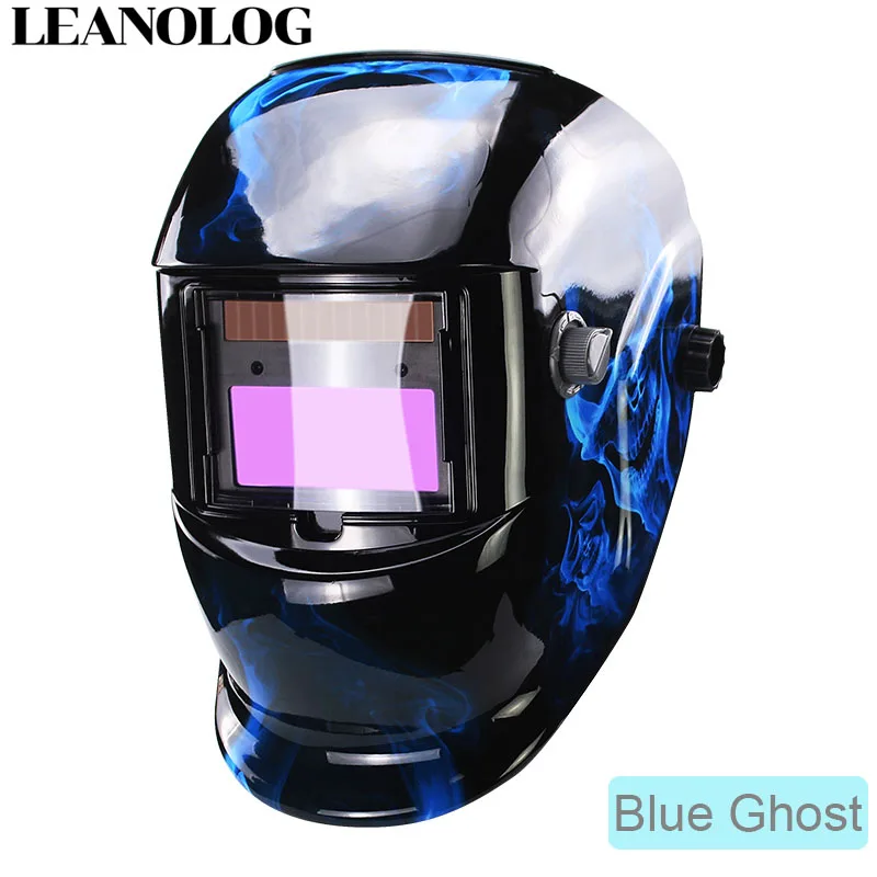 Blue GHost Солнечная батарея LI Автоматическое затемнение TIG MIG MMA MAG KR KC электрическая сварочная маска/шлемы - Цвет: Blue GHost