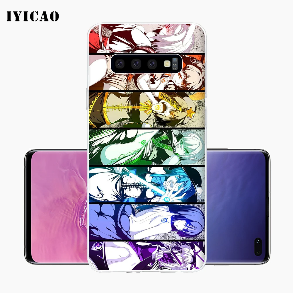 Мягкий силиконовый чехол IYICAO The Seven Deadly Sins для Samsung Galaxy S10e S10 S9 S8 Plus S7 Edge