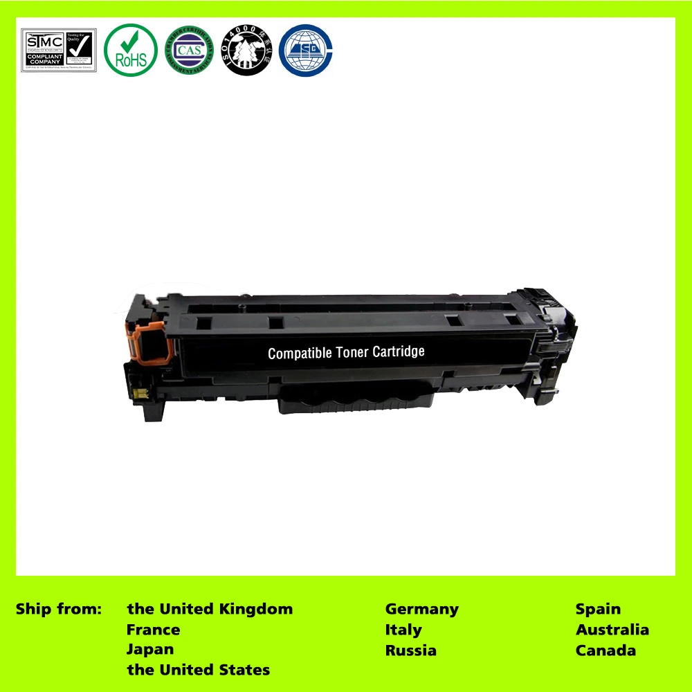 Совместимый с 202A CF500A (1 Pack) Тонер картридж для hp color LaserJet Pro M254dw 254NW MFP M281dw M281CDW M281FDW