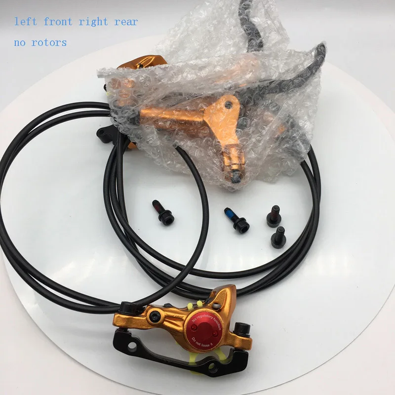 Gold pair Zoom HB-875 тормоз велосипедный велосипед mtb Гидравлический дисковый тормоз горный велосипед тормоз лучше, чем M395 M447 левый передний правый задний - Цвет: Gold pair