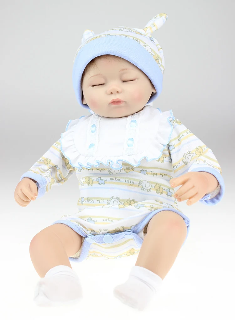 

Силиконовая кукла Reborn, Реалистичная, 45 см