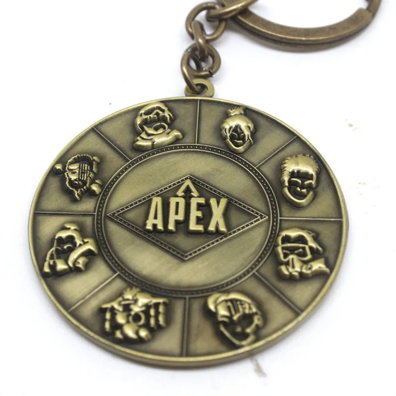 Новый игровой брелок с логотипом Apex Legends подарочный сувенир для мальчиков
