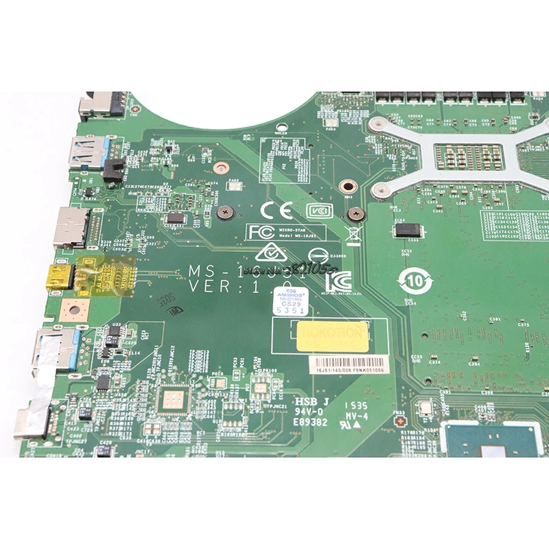Nokotion Φ для MSI MS 16J51 GP62 7QF 1843UK материнская плата ноутбука GTX960M SR2F0 17951|Материнские