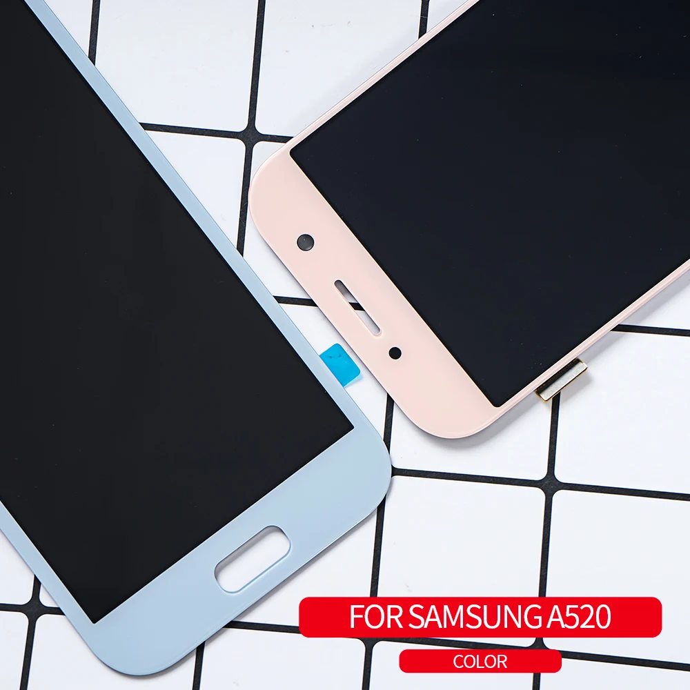 Super AMOLED 5 2 ''для SAMSUNG GALAXY A5 2017 ЖК-дисплей с сенсорным экраном и дигитайзером в