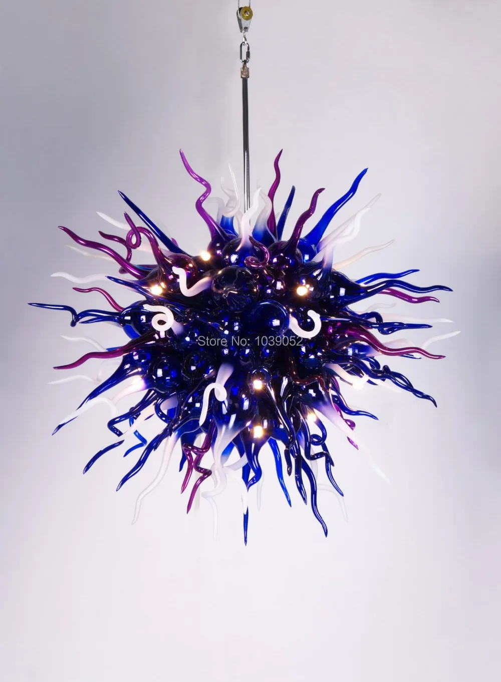

Wedding Centerpiece Hand Blown Glass Chandeliers