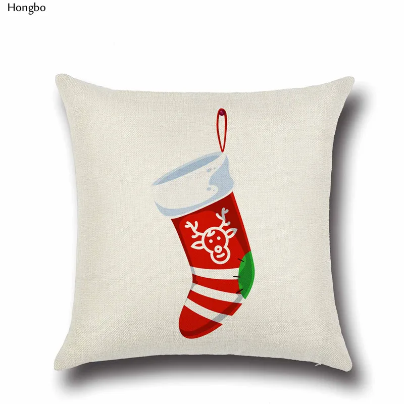 Хунбо Веселые новогодние украшения для дома диван мультфильм чулок белье Тканые