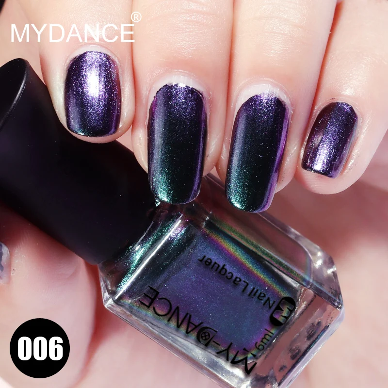 6 МЛ MYDANCE гель лак для ногтей Зеркальный Эффект Хамелеон Лак Профессиональный