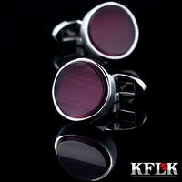 kflk jewelry shirt cufflinks for mens brand cuff buttons cuff links wedding gemelos high quality abotoaduras guests
