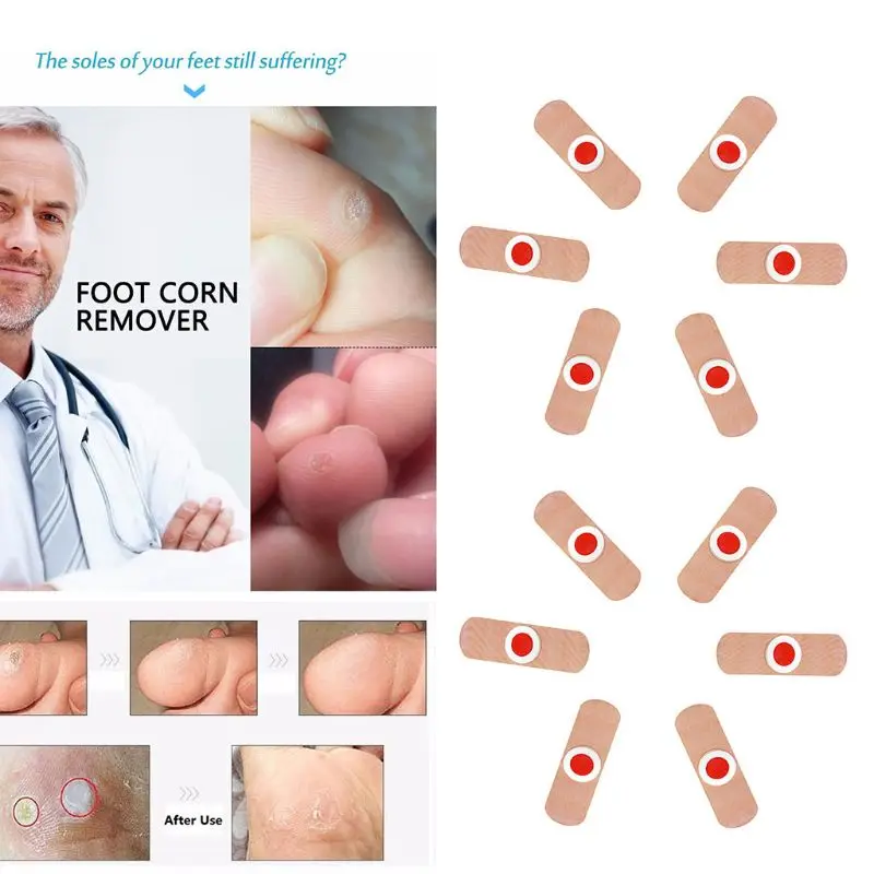 6 шт./кор. одношаговые накладки для удаления кукурузы ног безболезненное лечение