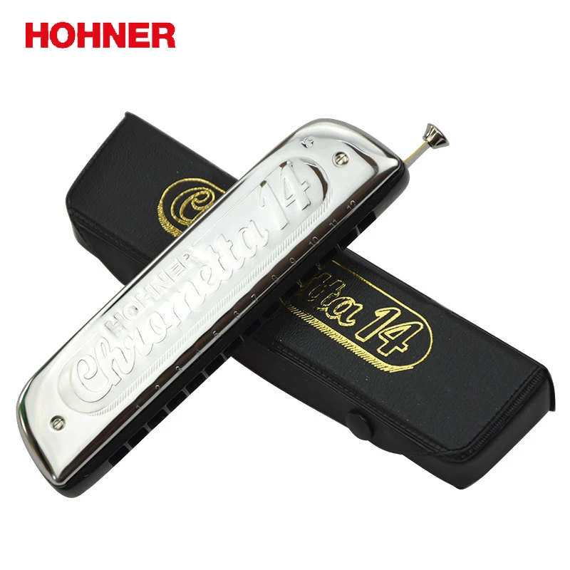 Hohner 255 Chrometta 12 отверстий Хроматические 12 гармоника, ключ мажор
