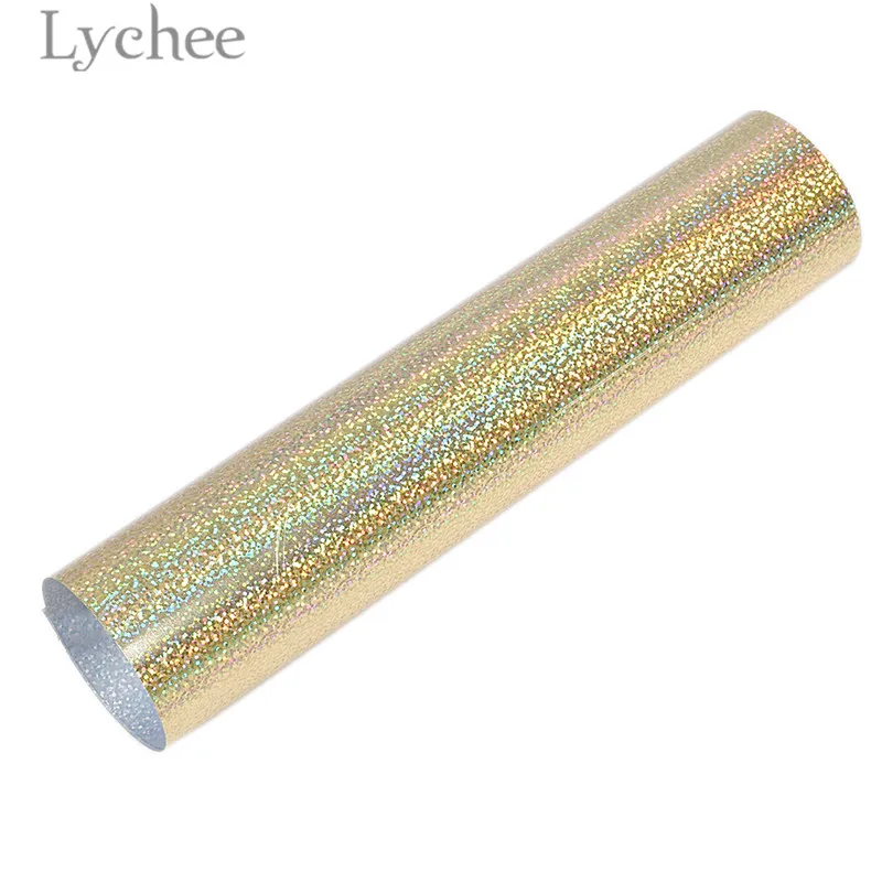 Lychee 30x25 см лазерный термопресс передачи винил блеск ПВХ декоративные принадлежности для футболки одежда - Цвет: 2