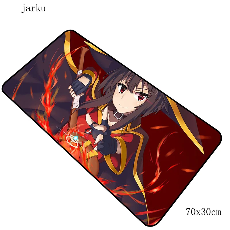 Коврик для мыши megumin, 700x300x2 мм, игровой коврик для мыши, аниме, властный, офисный, Настольный коврик, коврик на день рождения, игровой коврик, pc gamer, коврики