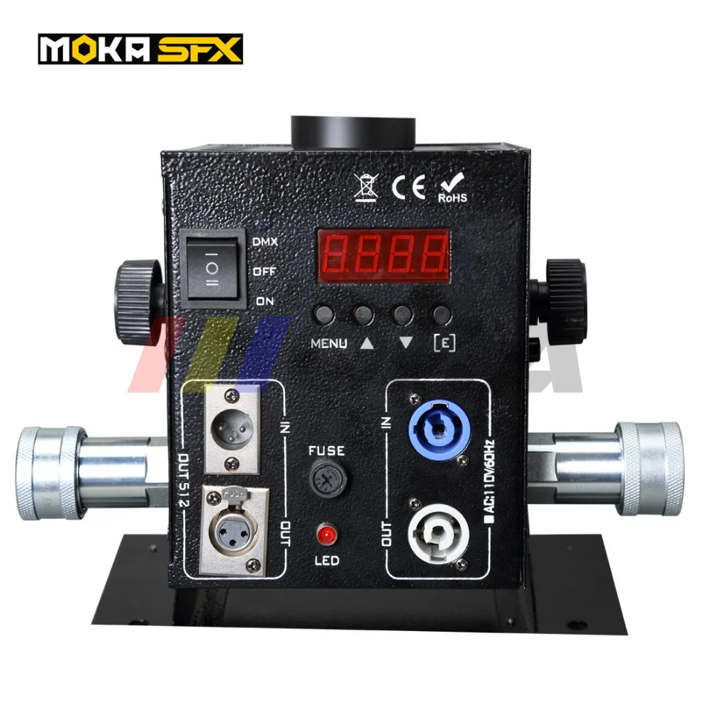 Co2 инструмент-клапан Jet blaster машина Co2 струйная машина 12 шт. x 3 Вт RGB светодиодный сценический станок для дискотек шоу ночной клуб Вечерние Декорации