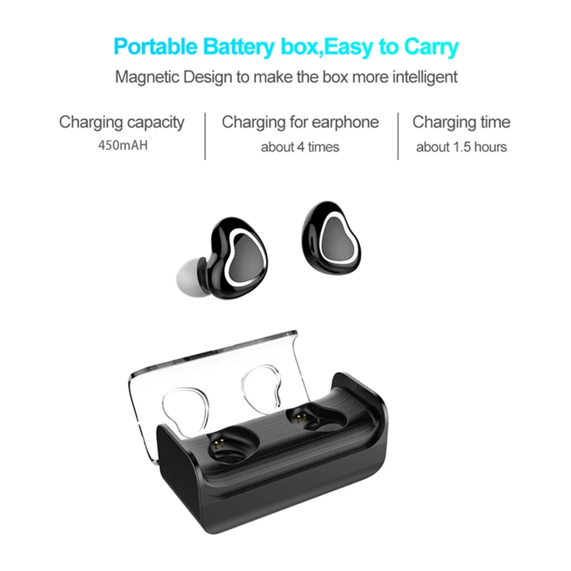 TWS 7 беспроводные наушники Bluetooth в форме сердца с микрофоном спортивные для iPhone