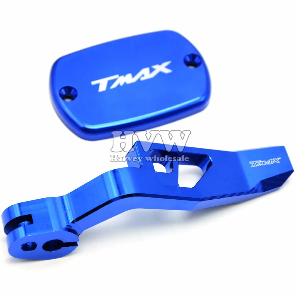 Motorcycle CNC Parking Brake Lever AND Fluid Reservoir Cap Cover For YAMAHA TMAX 530 2012-2016 / T MAX 500 2008-2011 | Автомобили и