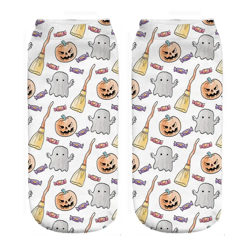 Носки с 3d цифровым принтом бегущая цыпленка Хэллоуин жесты и эмоции оптовая