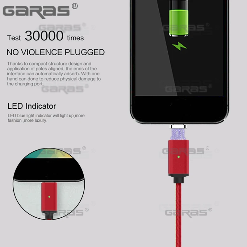 Магнитный кабель usb type C для iPhone samsung type C кабель быстрого зарядного устройства для мобильного телефона Магнитный кабель Micro USB зарядное устройство для передачи данных