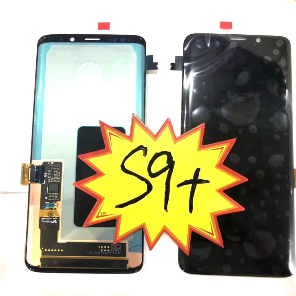 Amoled экран для Samsung Galaxy S9 +/S9Plus G965 G965F G965F/DS ЖК дисплей + Сенсорное стекло полный