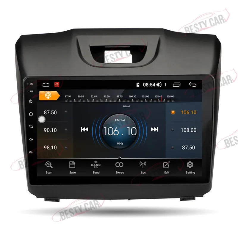 9 &quotAndroid 8 1 Автомобильный мультимедийный плеер стерео gps для Chevrolet Trailblazer Colorado S10