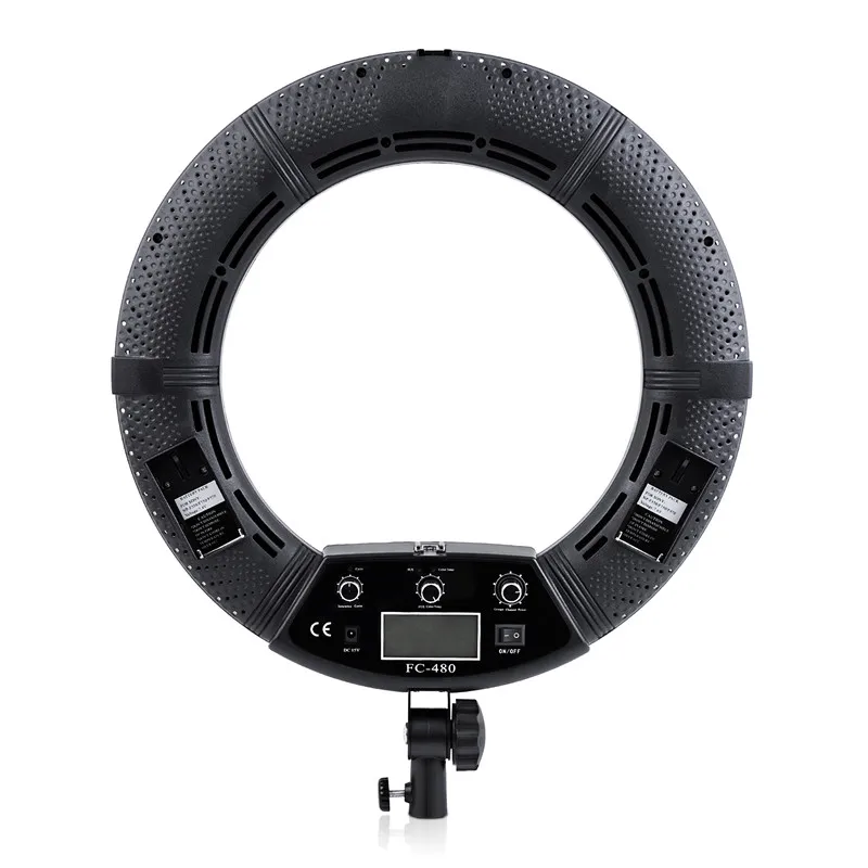 Yidoblo FC-480 RGB приложение управление кольцевой светильник светодиодный видео светильник красота ногтей кожи фотографии кино студия кольцо лампа+ штатив+ сумка