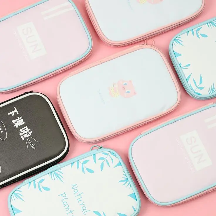 Чехол-Карандаш для девочек A6 Kawaii Большой Вместительный чехол из искусственной