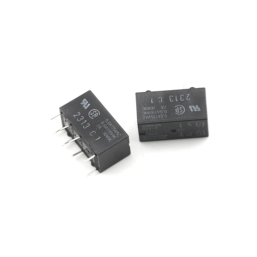 5 шт./лот 8pin G5V 2 DC 12V DC12V сигнала realys 12VDC OMRON Реле мощности 2A 250VAC оптовая продажа|Реле|
