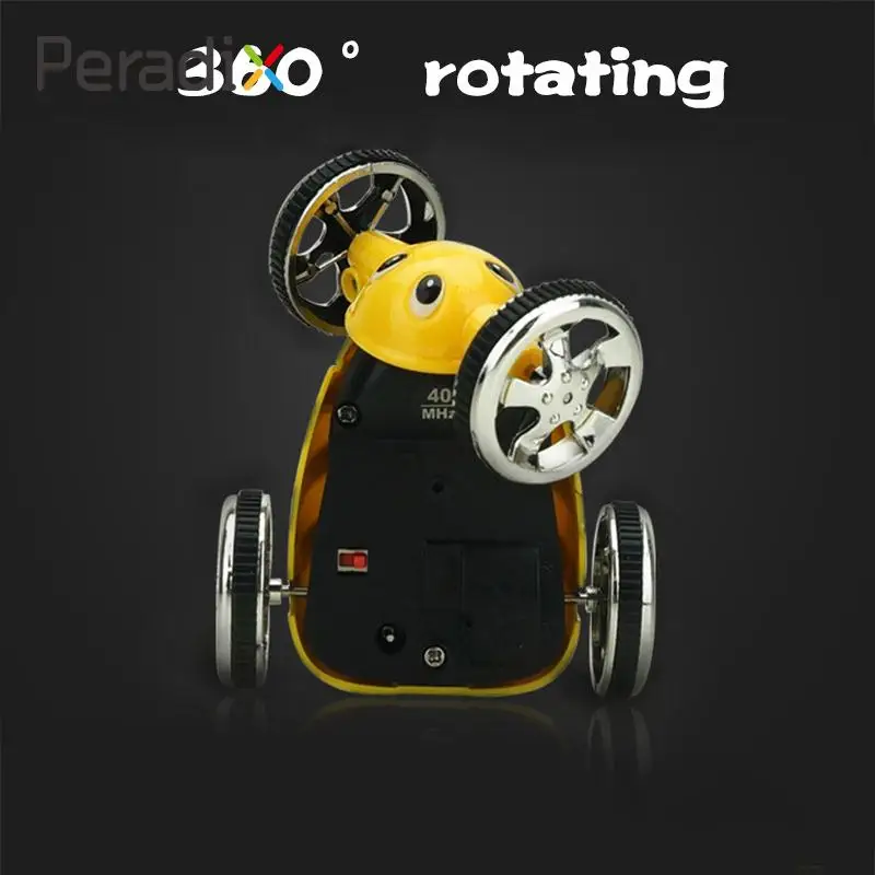 2018 мини насекомых автомобиля флип трюк забавные подъем гонки дистанционного Управление игрушечных