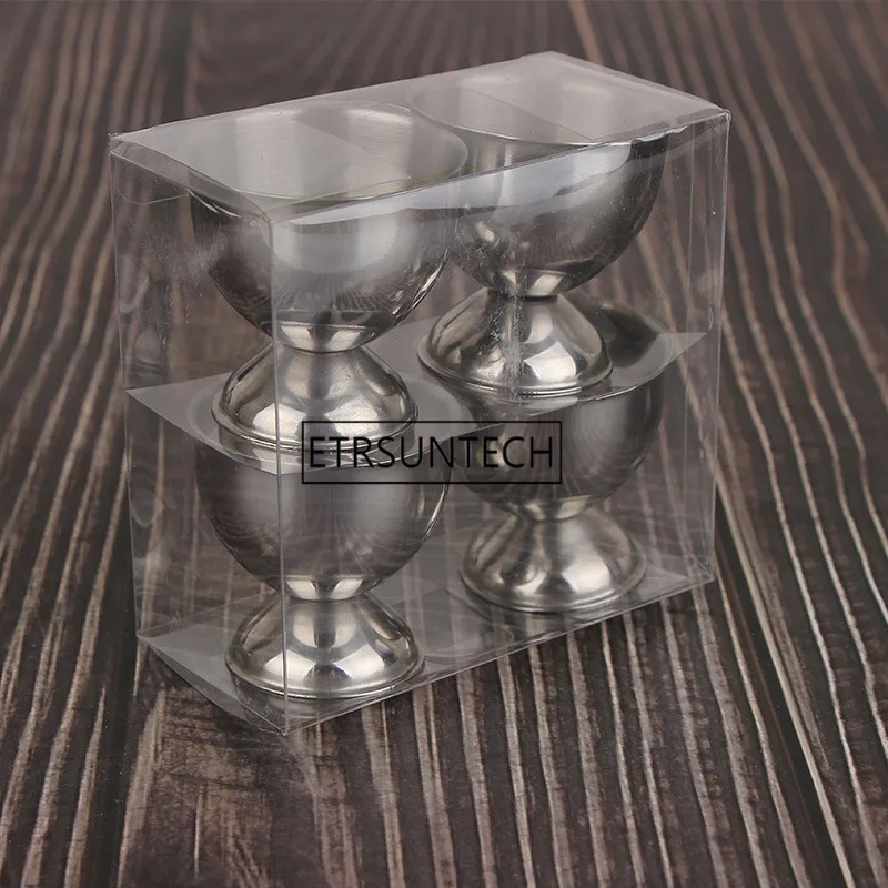 Günstig Kreative Ei Tasse Eier Lagerung Box Hohe Qualität Edelstahl Ei Rack Halter Küche Liefert