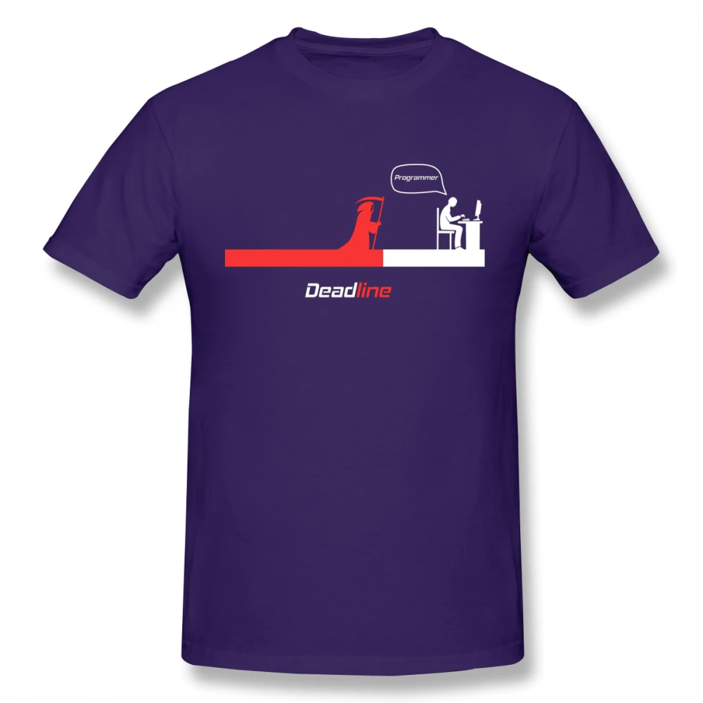 Новинка, компьютерный код, программист, футболка, новинка, Crewneck, питон, футболка, отличный подарок на день рождения для бойфренда, Camiseta - Цвет: Фиолетовый