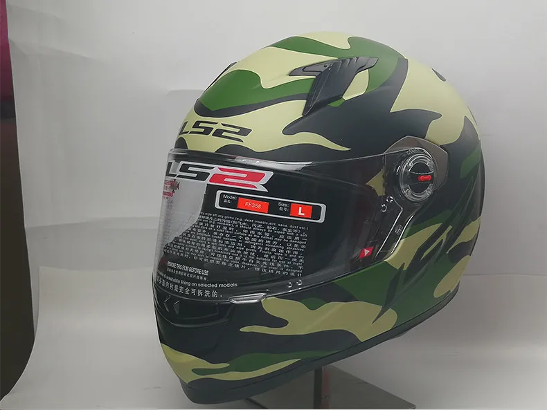 LS2 FF358 Полнолицевой мотоциклетный шлем Casco Moto Man LS2 шлем со съемной и моющейся внутренней накладкой capacete LS2 утвержденный ECE