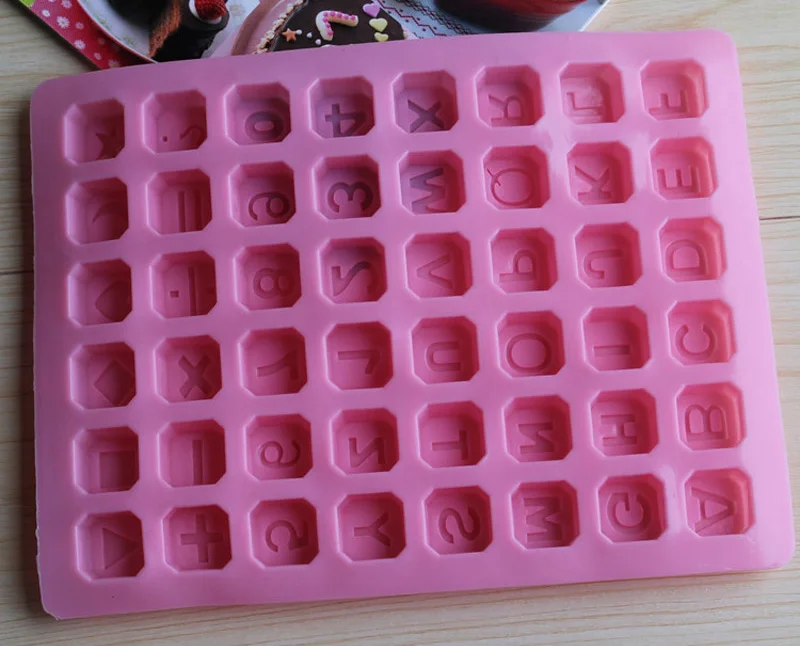 НОВЫЙ Английский алфавит и арабские цифры в форме DIY 3D шоколада печенья льда