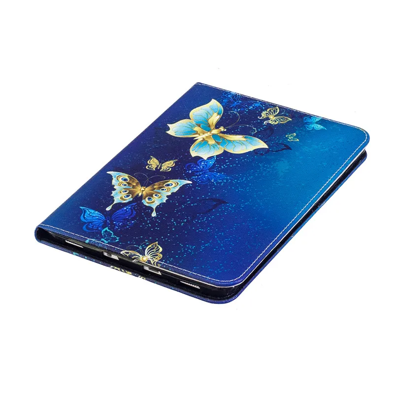 Модный окрашенный умный чехол-подставка из искусственной кожи для Samsung Galaxy Tab S2 T710