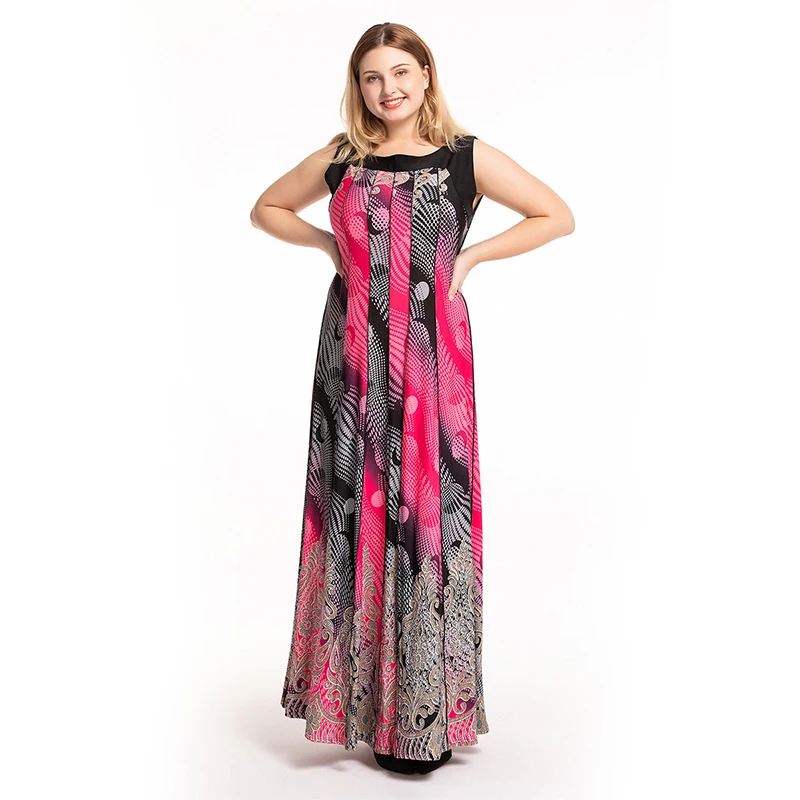 В Горошек vestidos mujer Verano 2019 плюс размеры Новые летние модные женские туфли
