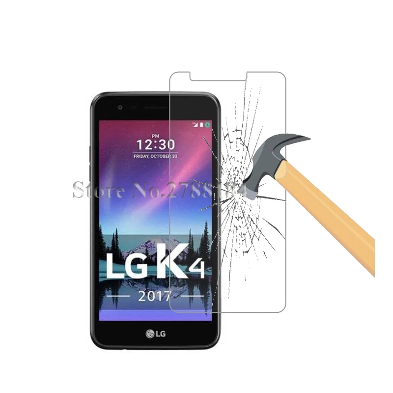 2 шт 9H твердое закаленное стекло для LG K4 M160 5 дюймов защита экрана Передняя пленка стекло для LG K4 стекло