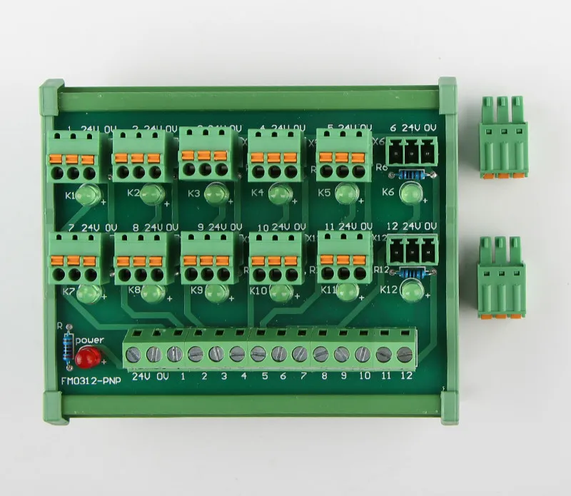 PLC 12 канальный 2 проводной 3 вход NPN пружинное соединение IO фотоэлектрический