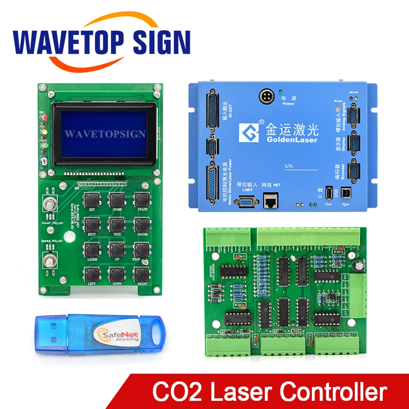 WaveTopSign Trocen Anywells AWC708C Lite C02 лазерная контроллер Системы для лазерной гравировки и резки заменить AWC608C
