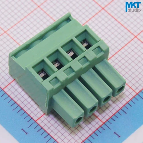 10 шт. 4P b-тип прямой женский подключаемый PCB Электрический винтовой клеммный блок
