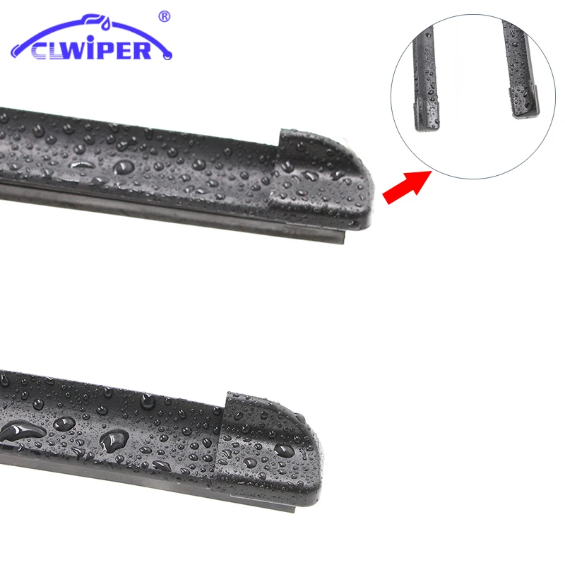 CLWIPER Универсальный u крюк мягкий Бескаркасный Bracketless лобовое стекло автомобиля