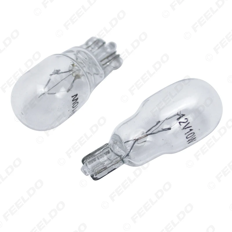 FEELDO 10PCS Car T13 Wedge 12V 10W Halogen Bulb External Halogen Lamp Replacement Dashboard Bulb Light #HQ1309 images - 6