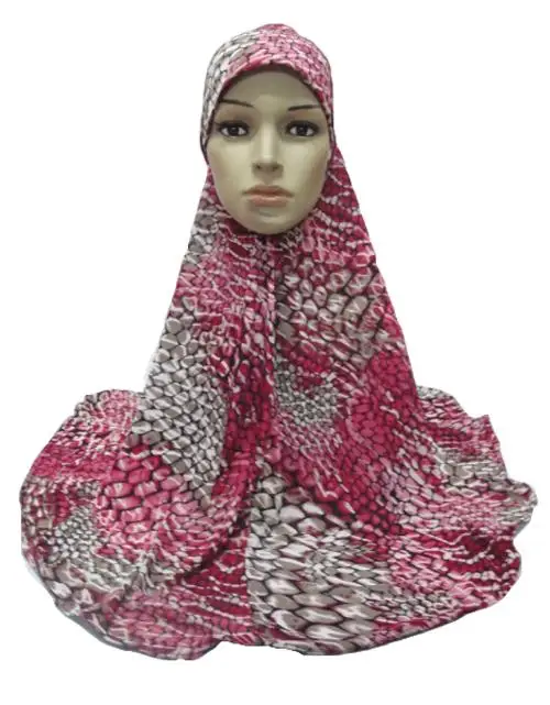 Мусульманская длинная хиджаб Niqab тюрбан мусульманская Шелла Амира накидка на