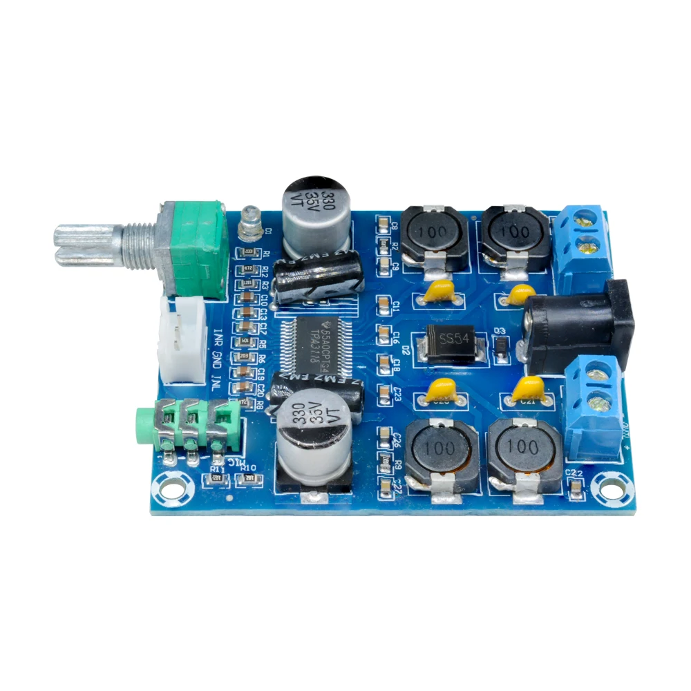 TPA3118D2 цифровой усилитель плата Amplificador Двухканальный аудио усилитель доска 45 Вт* 2 для 4-8ohm динамик усилитель DIY