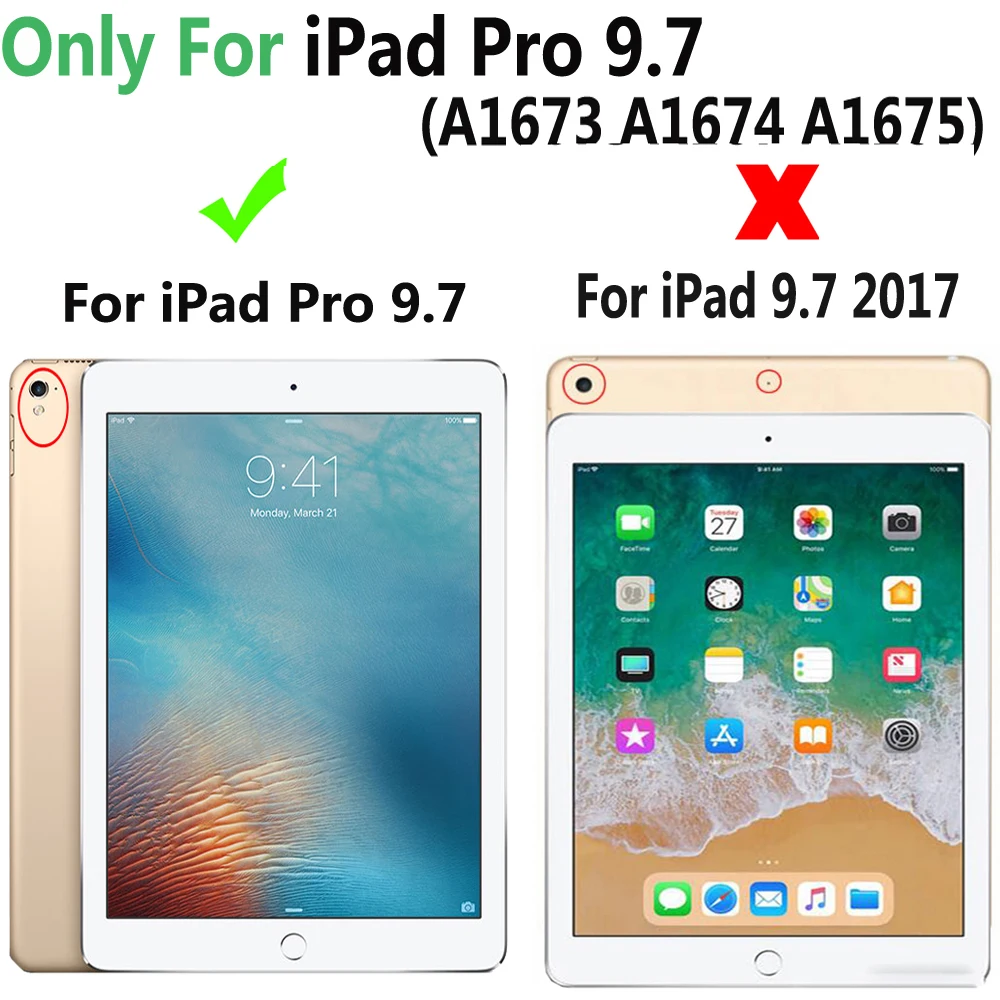 Беспроводной чехол с клавиатурой Bluetooth для Apple iPad Pro 9 7 A1673 A1674 A1675 Funda Capa Coque Magnet Smart Pu