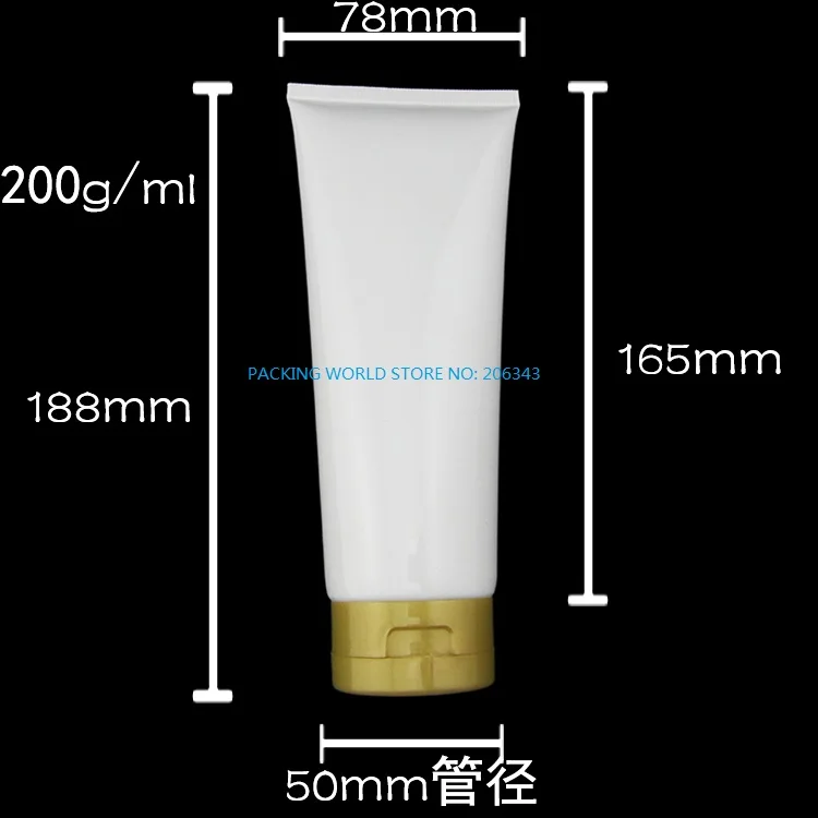 200 мл белая мягкая трубка для мойки пятен/сливочного масла/Крем рук/ночной