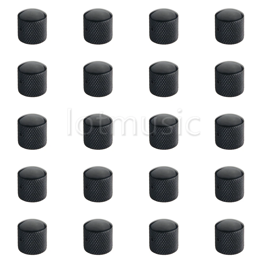 20 шт. Новая черная гитара ручка бронзовая купольная регулятор скорости для