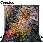 Каписко сверкающие фейерверки фотофоны боке с новым годом праздник дети семья Рождество фотосессия фоны