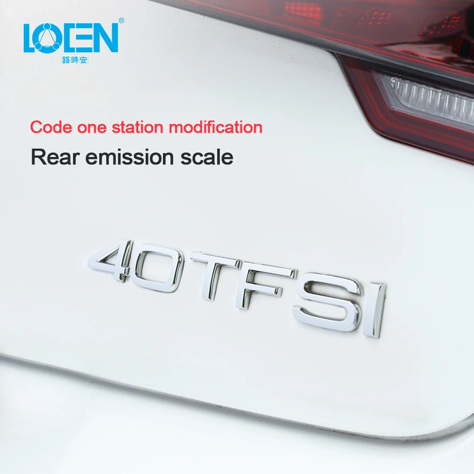 

Логотип из АБС-пластика для автомобилей 30/35/40/45/50/55TFSI, хвостовой знак для Audi A3/A4/A5/A6/A6L/A7/A8/A8L Q3/Q5/q5L/Q7