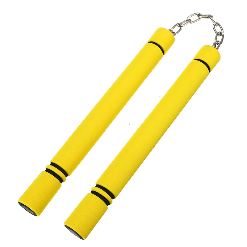 Боевое искусство тхэквондо Nunchakus Safty Nunchucks губка двойной косточки пена палка цепь
