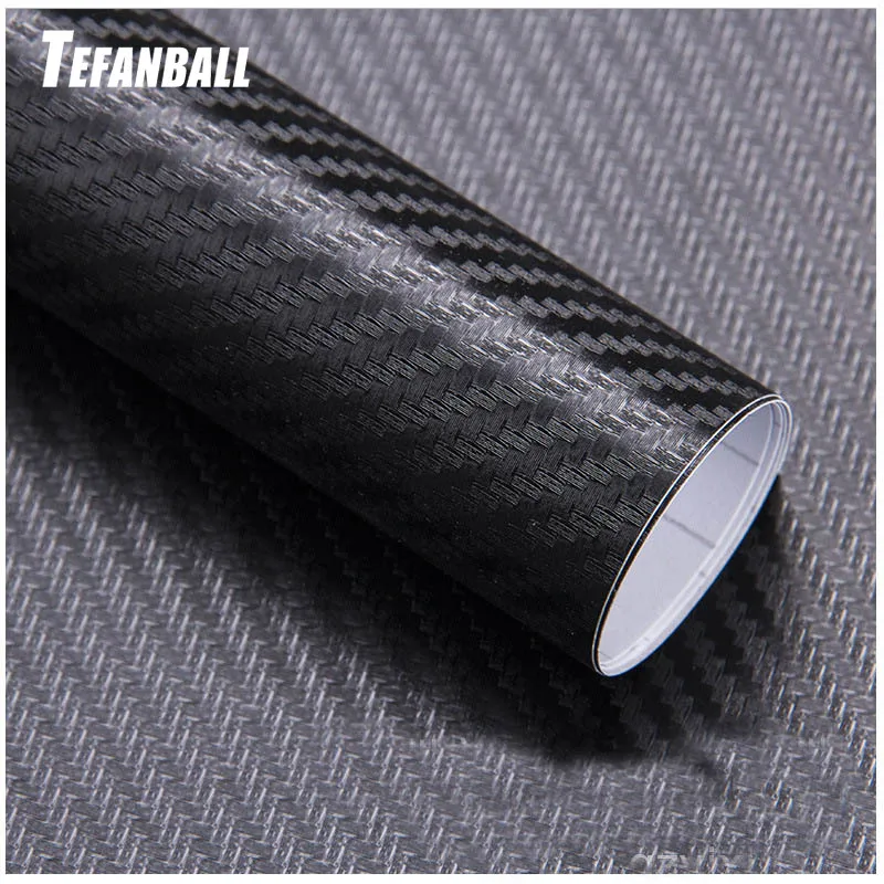 Автомобильный Стайлинг украшения 3D углеродное волокно виниловая пленка высокая